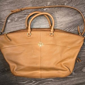 Tory Burch cognac brown shoulder bag